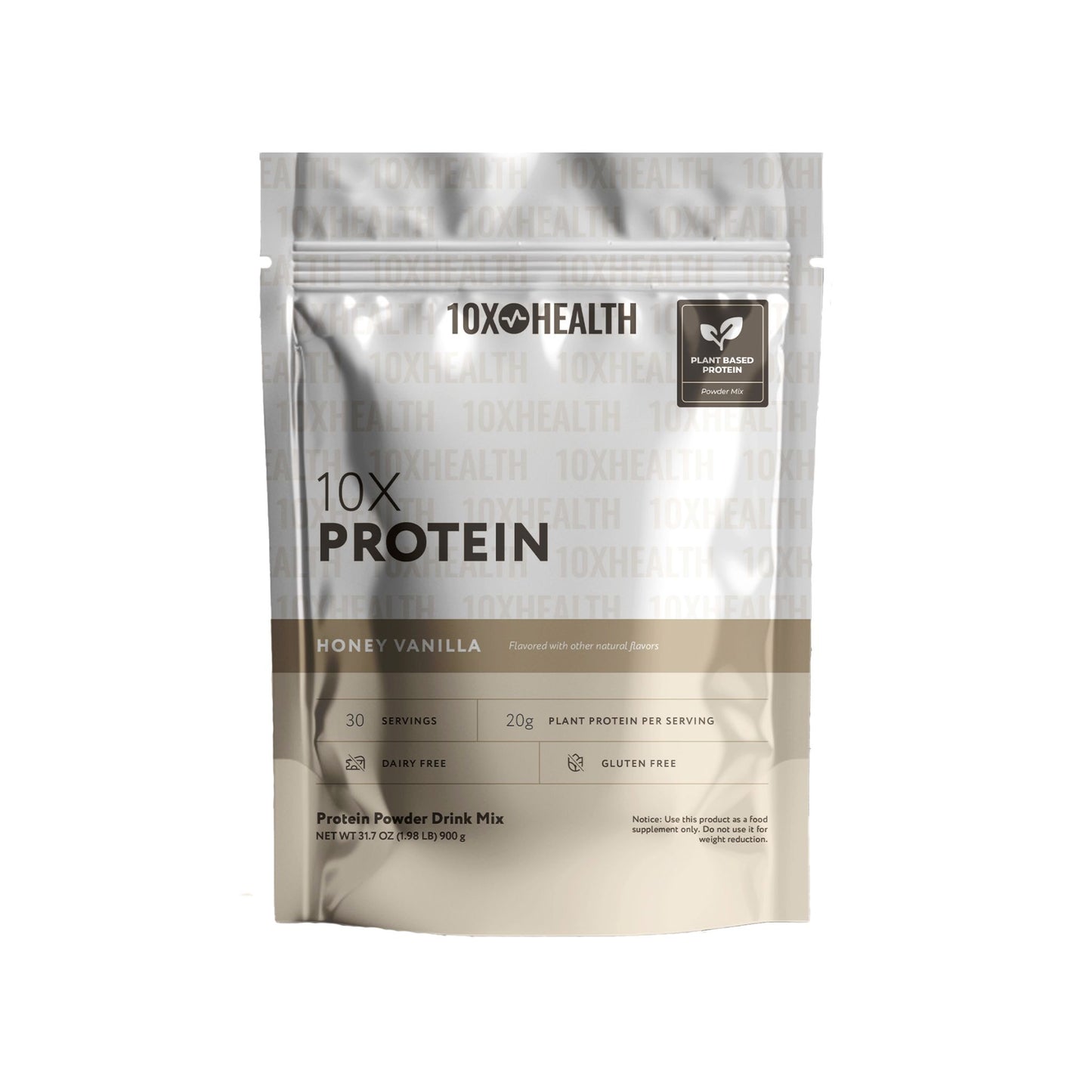 10X Health Plant Protein - Honey Vanilla Flavor