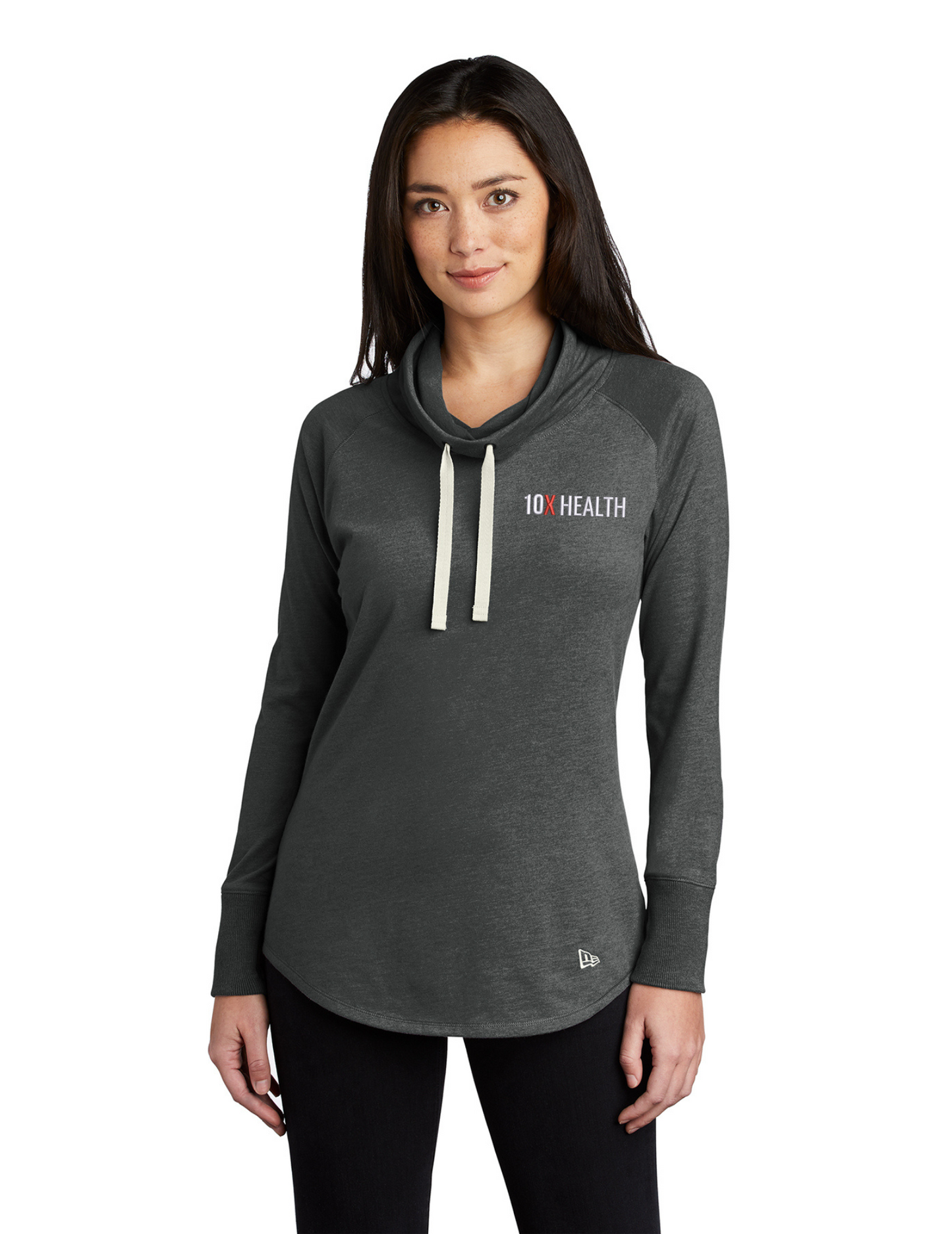 10X Health Ladies Long Sleeve Hoodie Tee