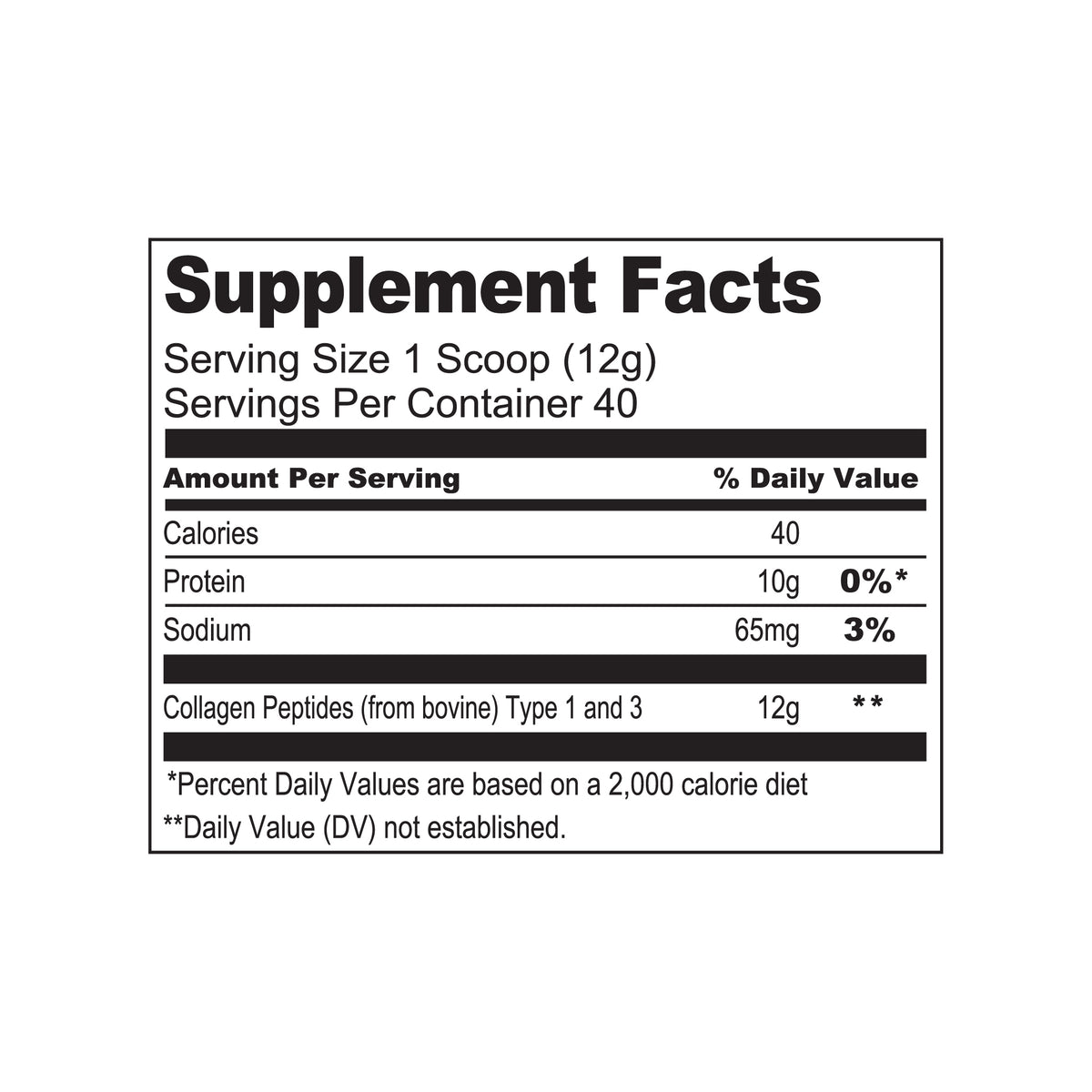 10X Collagen Peptides