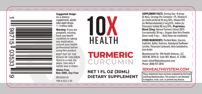 10X Turmeric Curcumin