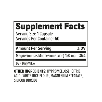 Magnesium(60 capsules)