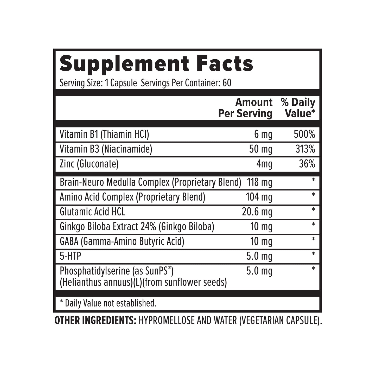 Neuro Medulla Complex - 60 capsules