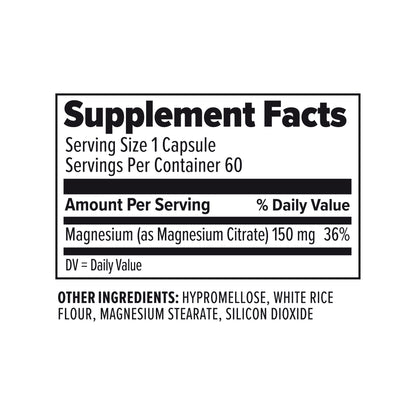 Magnesium(60 capsules)