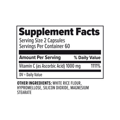 Vitamin C Capsules (60 caps)
