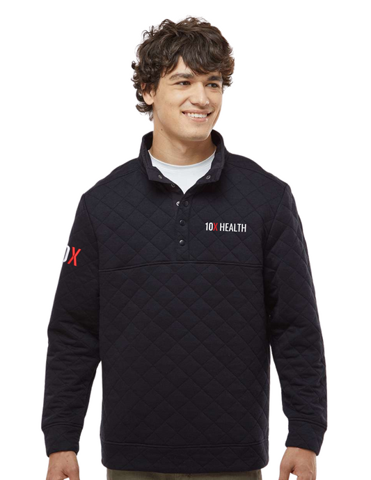 10X Health Quilted Snap Pullover