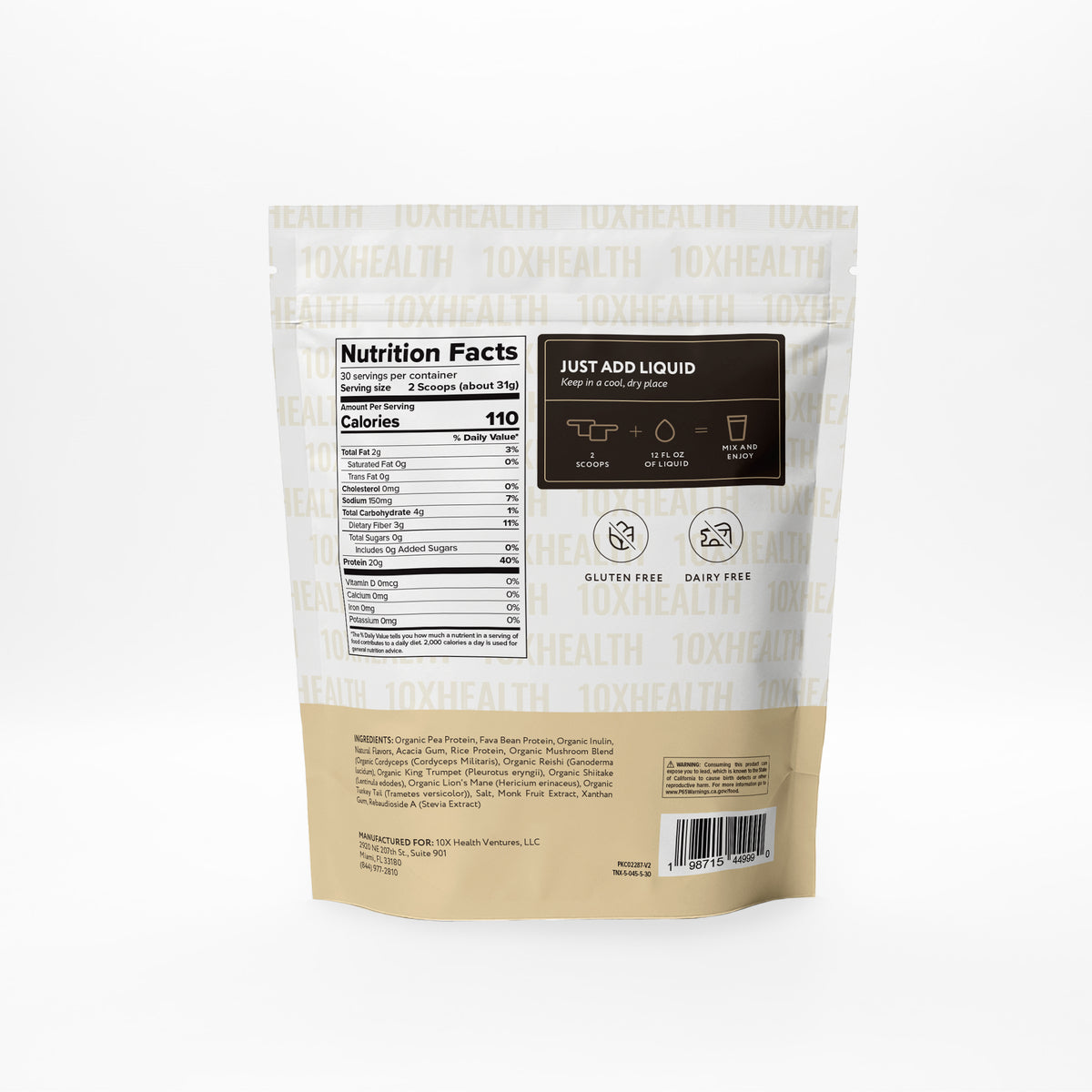 10X Plant Protein Honey Vanilla