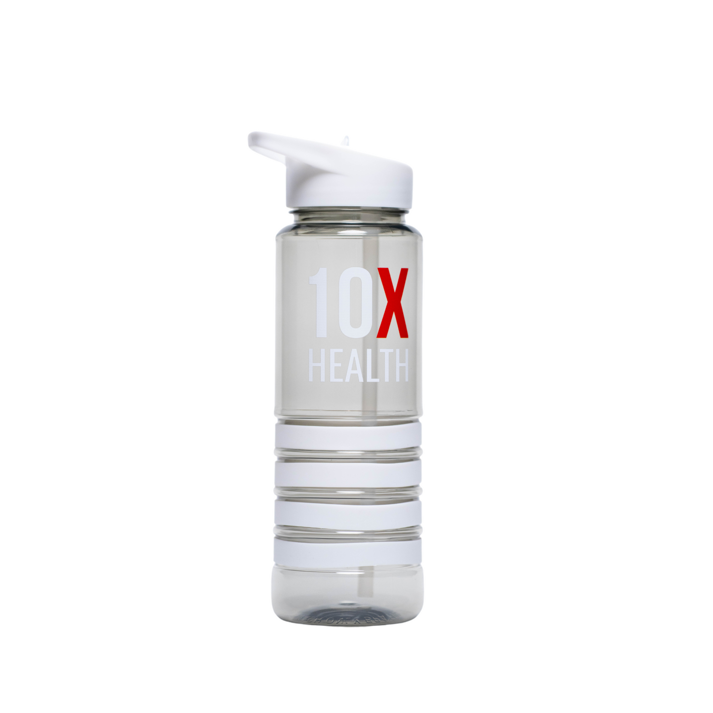 10X Health White Water Bottle