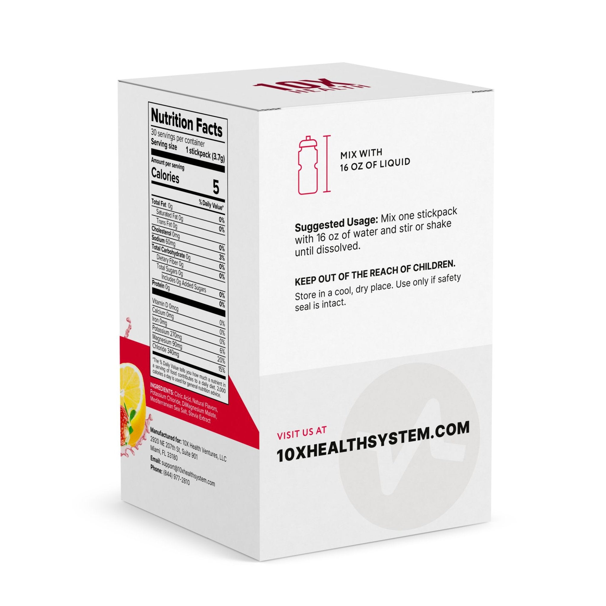 10X Electrolytes - Strawberry Lemonade – 10X Health System